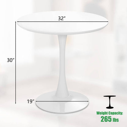 1PC 32 Inch Modern Tulip Round Dining Table with MDF Top (view 5)