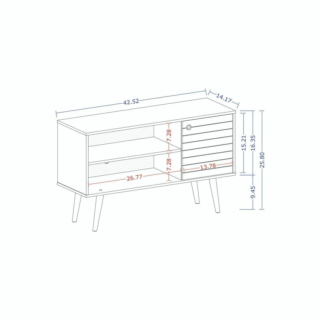 52" TV Mid-Century TV Stand (view 3)