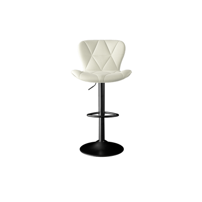 Faux Leather Swivel Bar Stools, Set of 2, Adjustable Height (view 29)