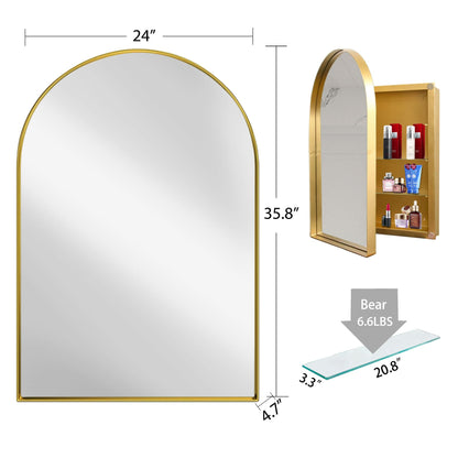 Metal Mid-Century Cabinet, Gold (view 10)