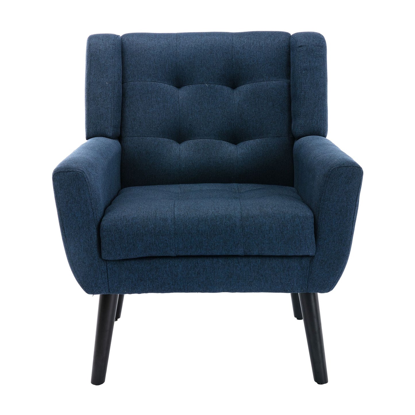 Linen Mid-Century Accent Chair, Light Gray (view 21)