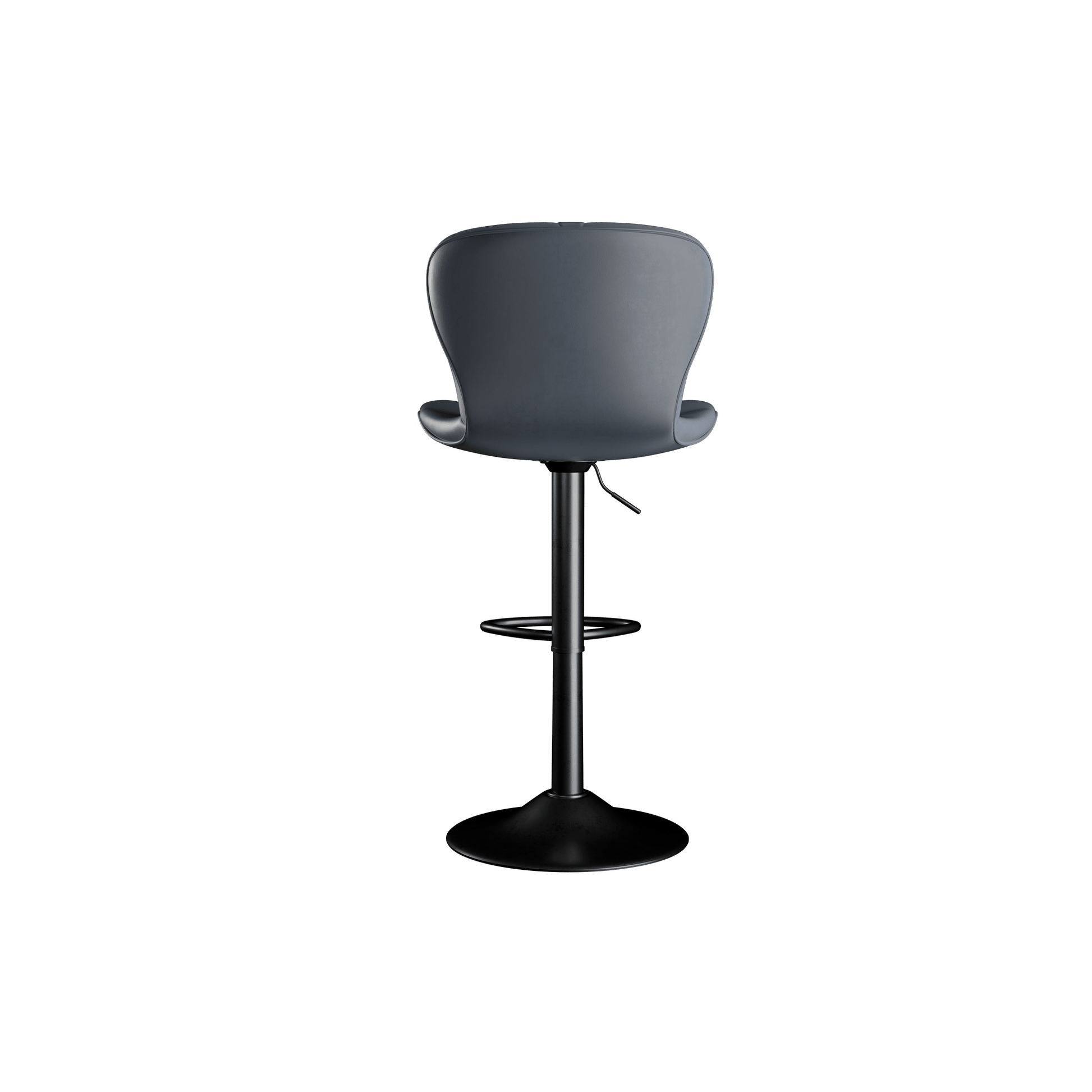Faux Leather Swivel Bar Stools, Set of 2, Adjustable Height (view 88)