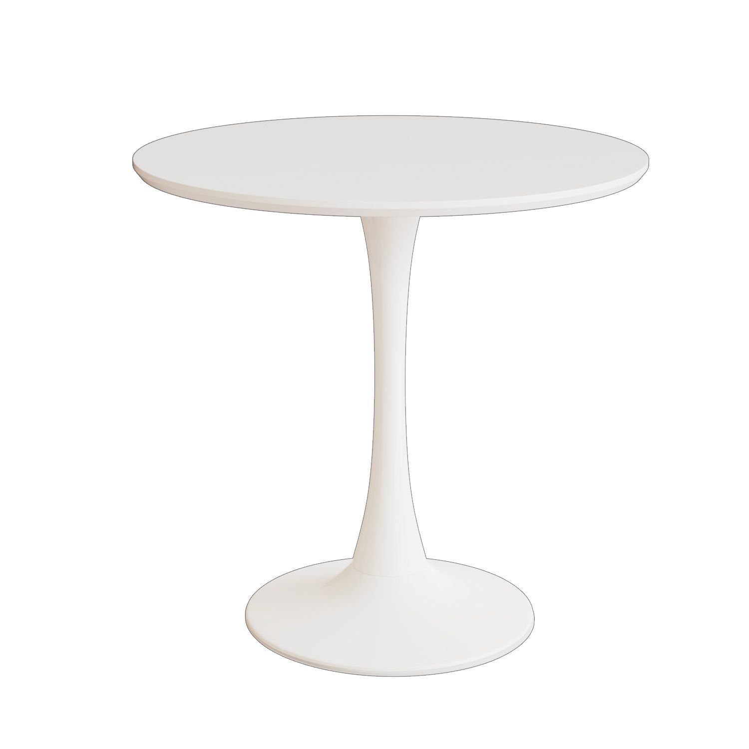 Wood Mid-Century Coffee Table, 42", White (view 10)