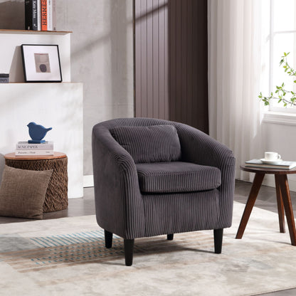 Upholstered 3-Seat Mid-Century Sofa, Beige (view 49)