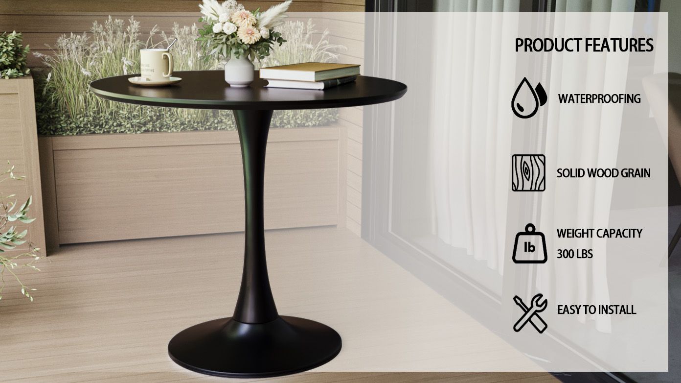 Wood Mid-Century Coffee Table, 42", White (view 52)