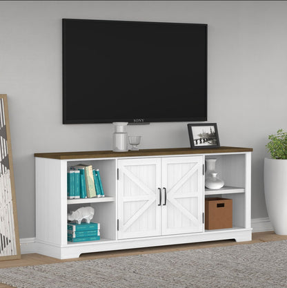 80" TV Mid-Century TV Stand, Blue (view 16)