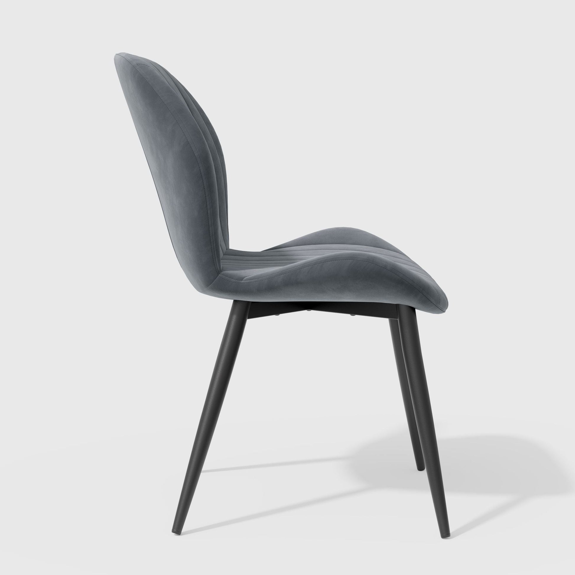 Velvet Mid-Century Dining Chairs, Set of 2, 20" Wide (view 40)