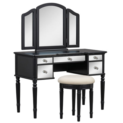 Mid-Century Vanity, Black, 36" Wide (view 9)