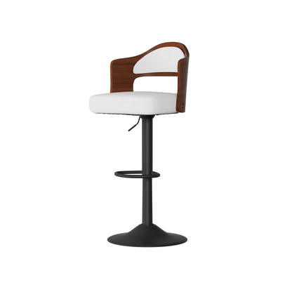 Faux Leather Swivel Bar Stools, Set of 2, 18" Wide (view 23)