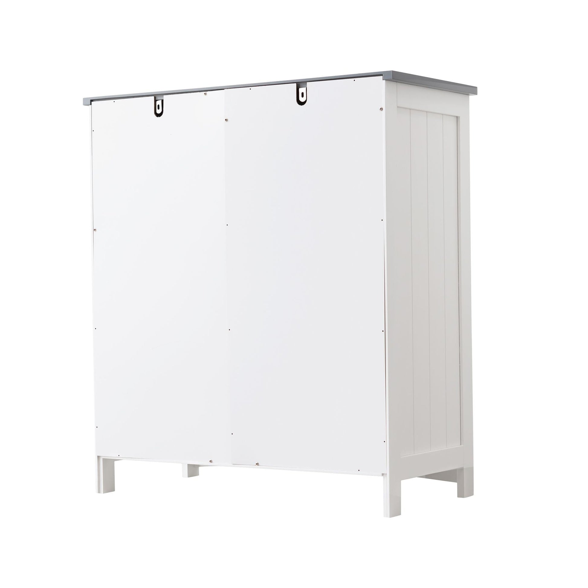 Mid-Century Cabinet, White&Gray (view 2)