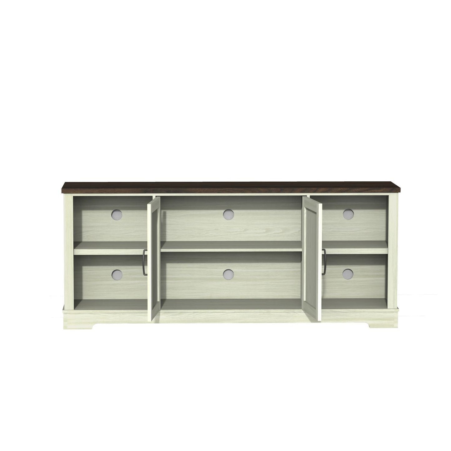 80" TV Mid-Century TV Stand, Blue (view 30)