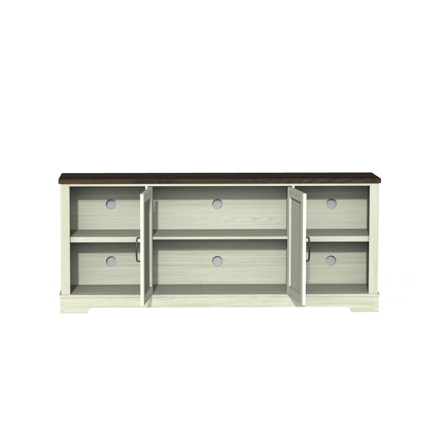 80" TV Mid-Century TV Stand, Blue (view 30)