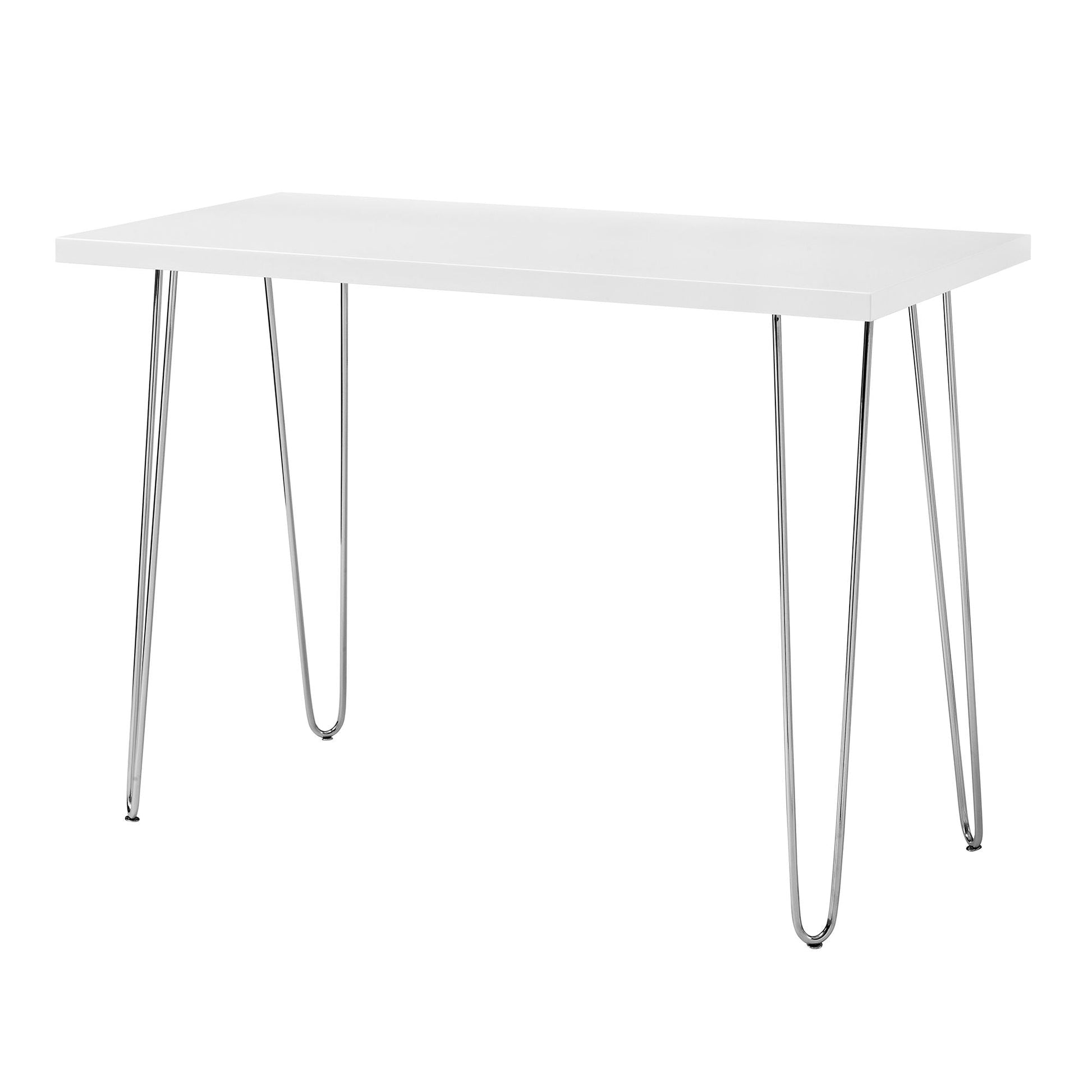 48" Mid-Century Desk, White, 48" Wide (view 3)