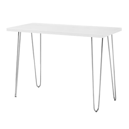 48" Mid-Century Desk, White, 48" Wide (view 3)