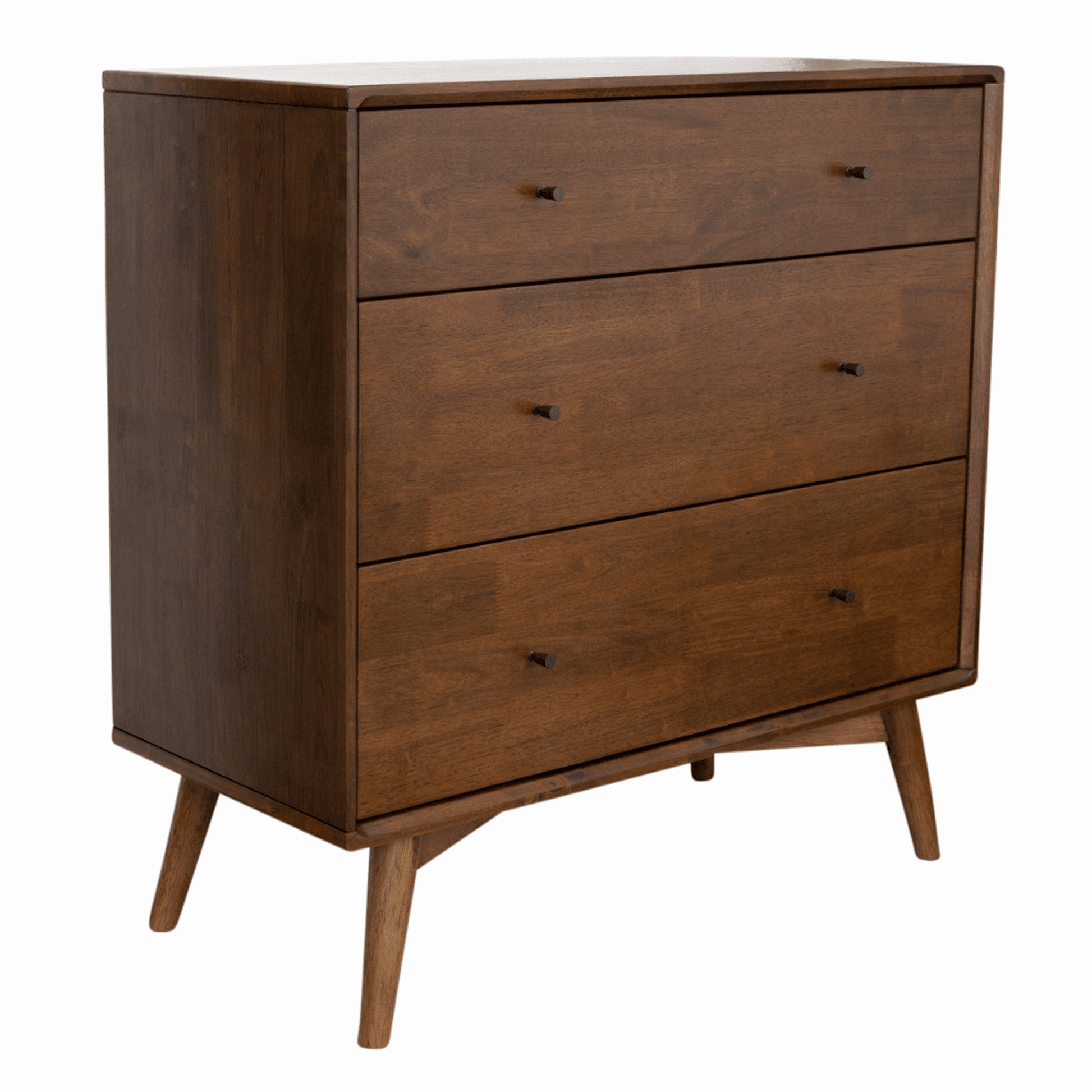 Caroline 3-Drawer Dresser, Compact Mid-Century Style