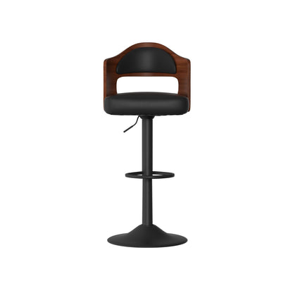 Faux Leather Swivel Bar Stools, Set of 2, 18" Wide (view 67)