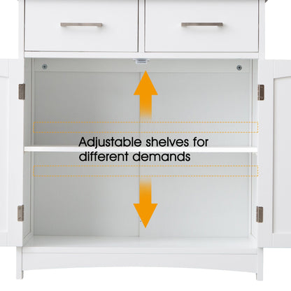 Mid-Century Cabinet, White&Gray (view 7)