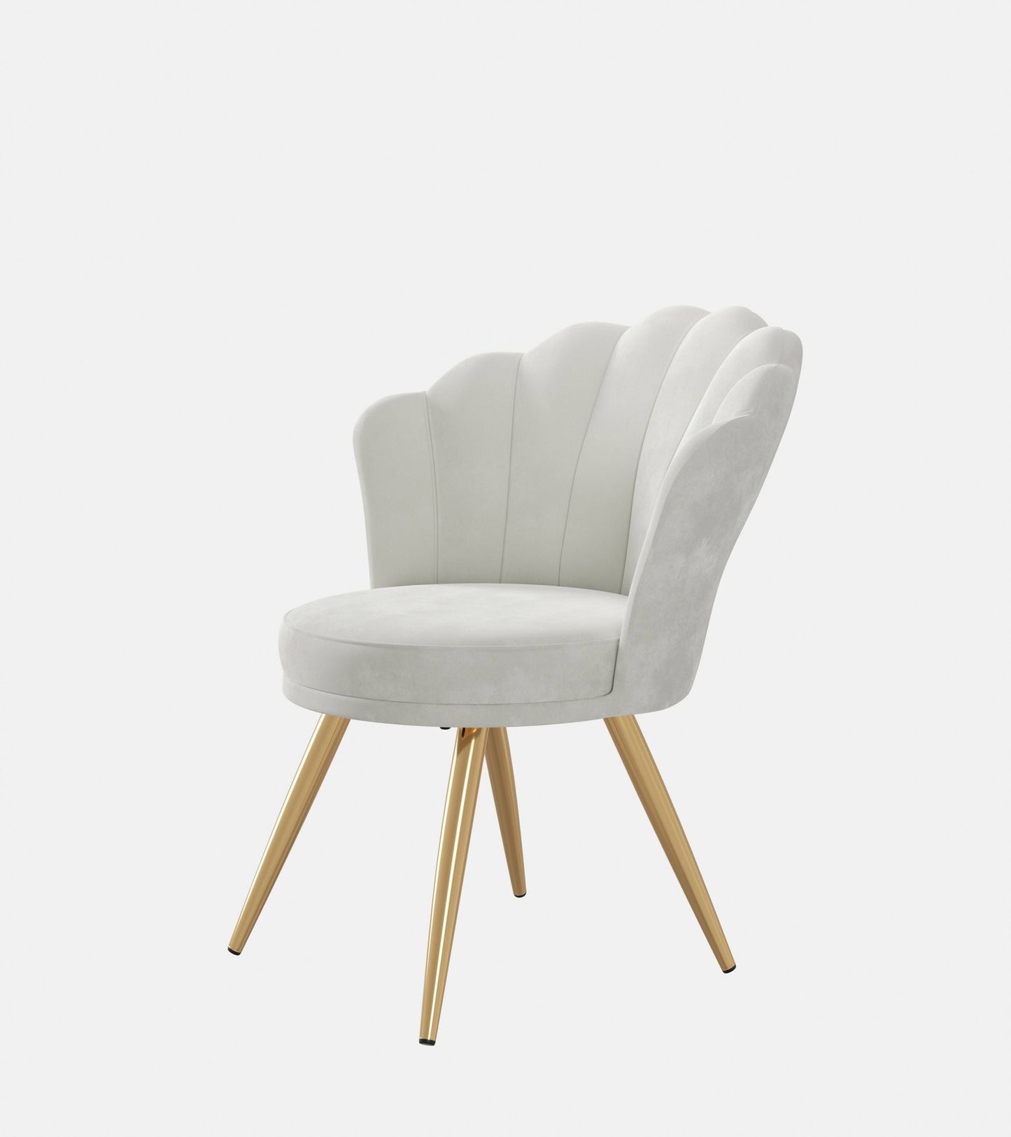 Velvet Mid-Century Accent Chair, Gold (view 51)