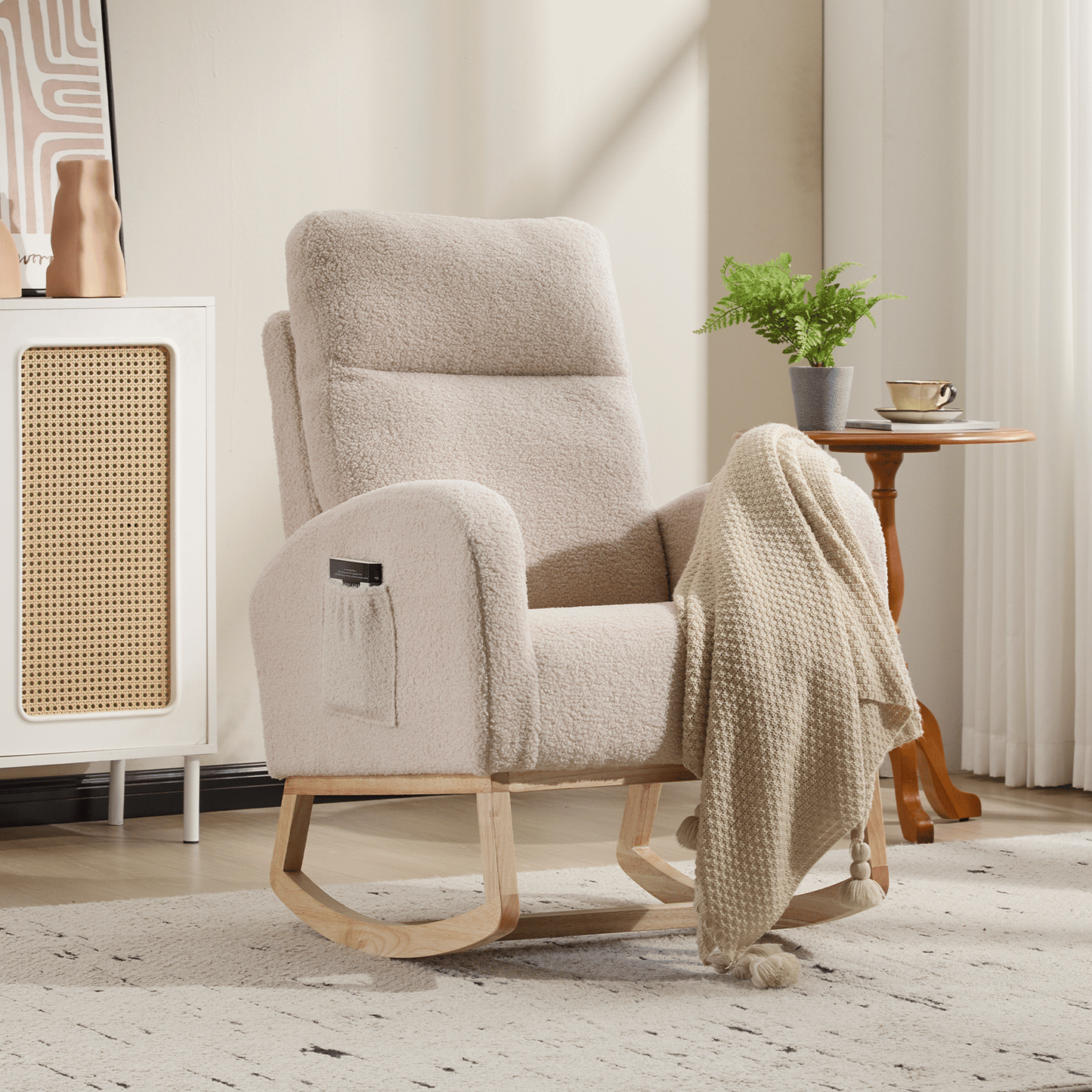 Teddy Mid-Century Rocking Chair (view 9)