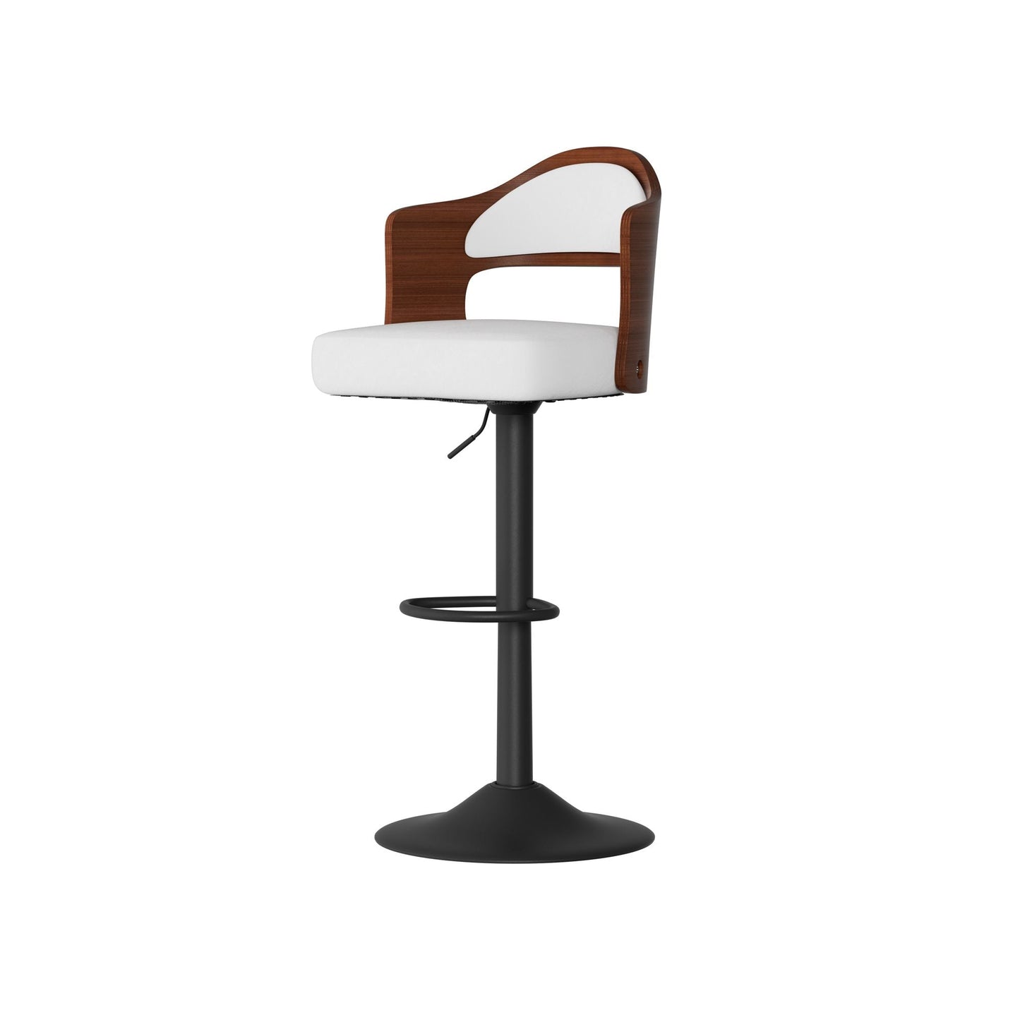 Faux Leather Swivel Bar Stools, Set of 2, 18" Wide (view 78)