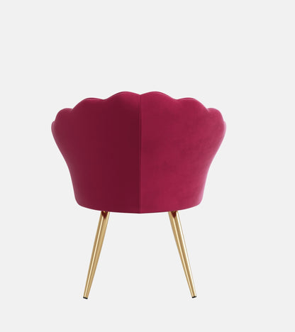 Velvet Mid-Century Accent Chair, Gold (view 18)