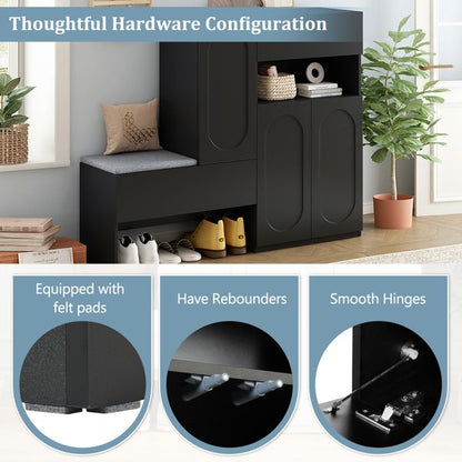 Mid-Century Cabinet, Black (view 2)