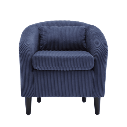 Upholstered 3-Seat Mid-Century Sofa, Black (view 41)