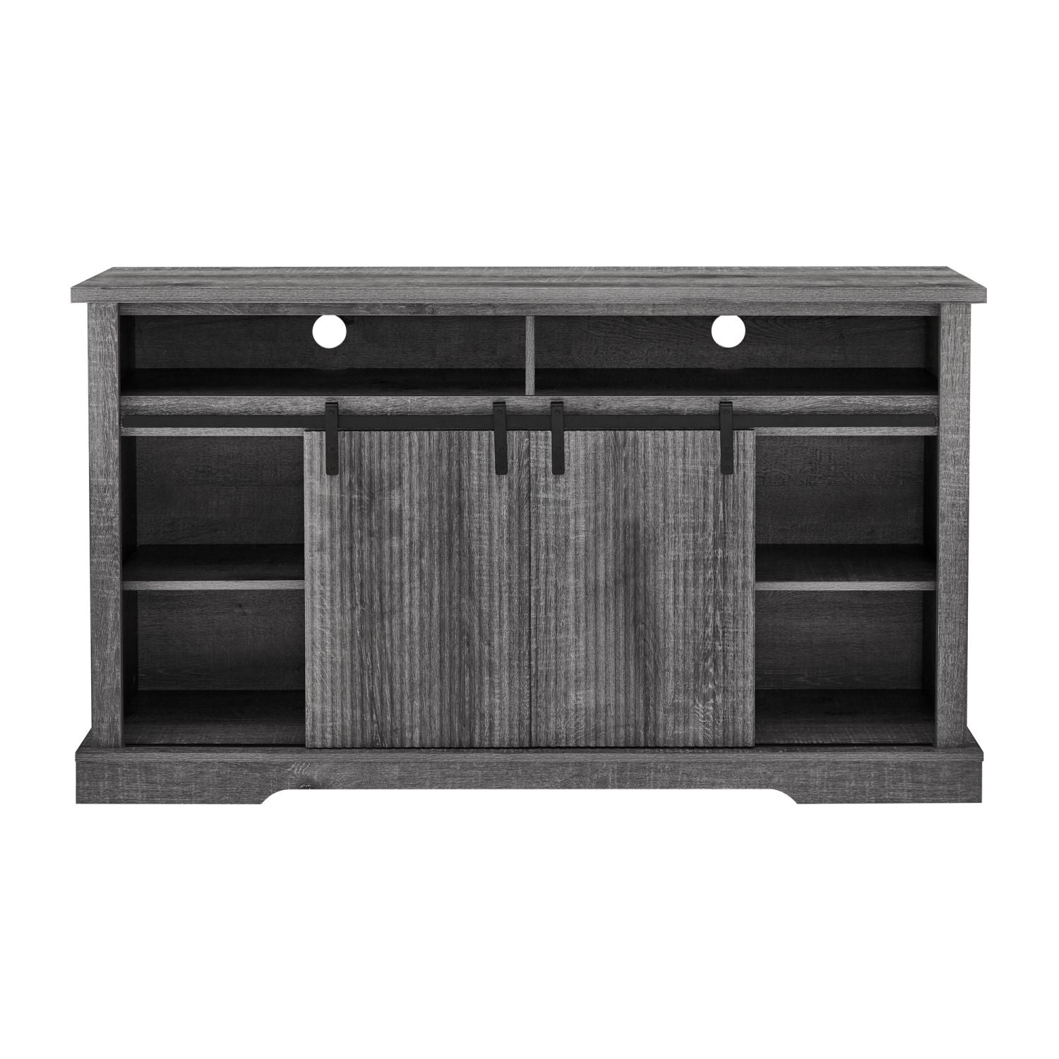65" TV Mid-Century TV Stand, Gray, 57.9" Wide (view 8)