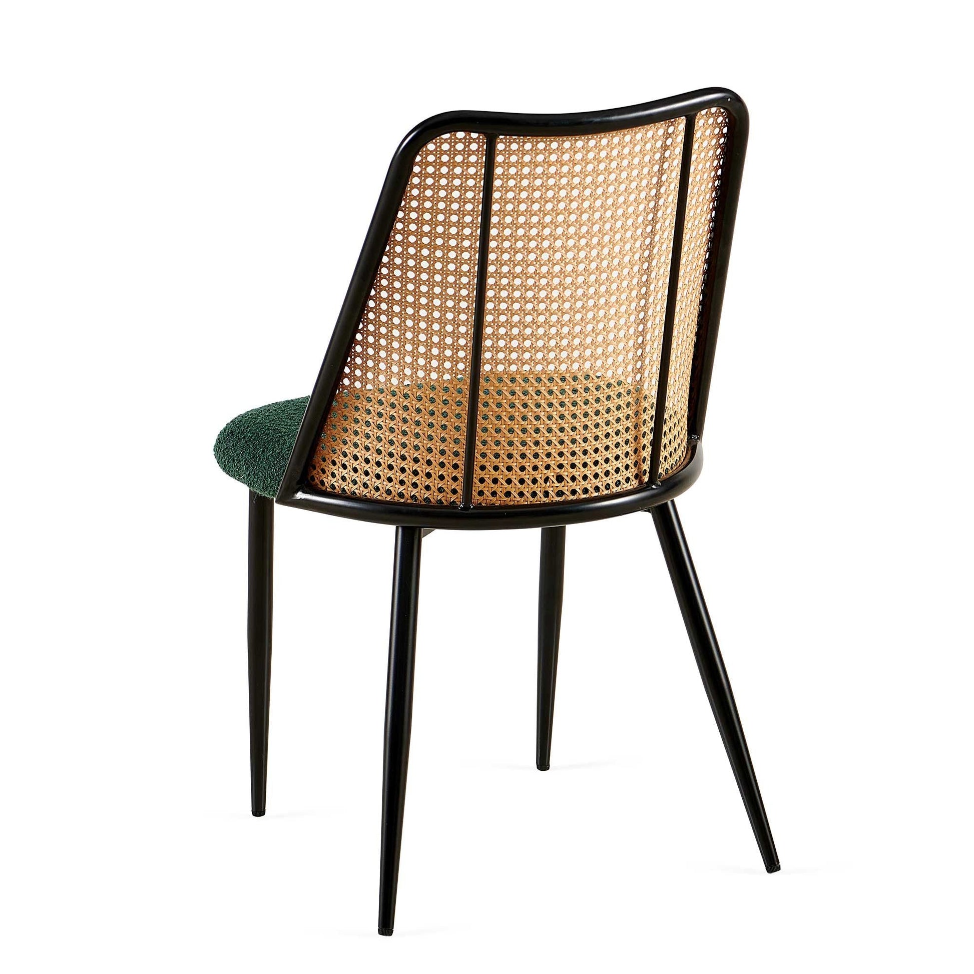 Boucle Mid-Century Dining Chairs, Set of 2, Natural (view 10)