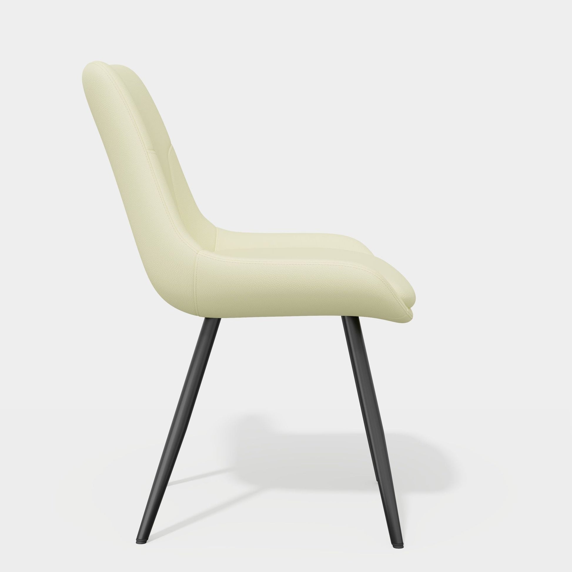 Leather Mid-Century Dining Chairs, Set of 2, 20" Wide (view 20)