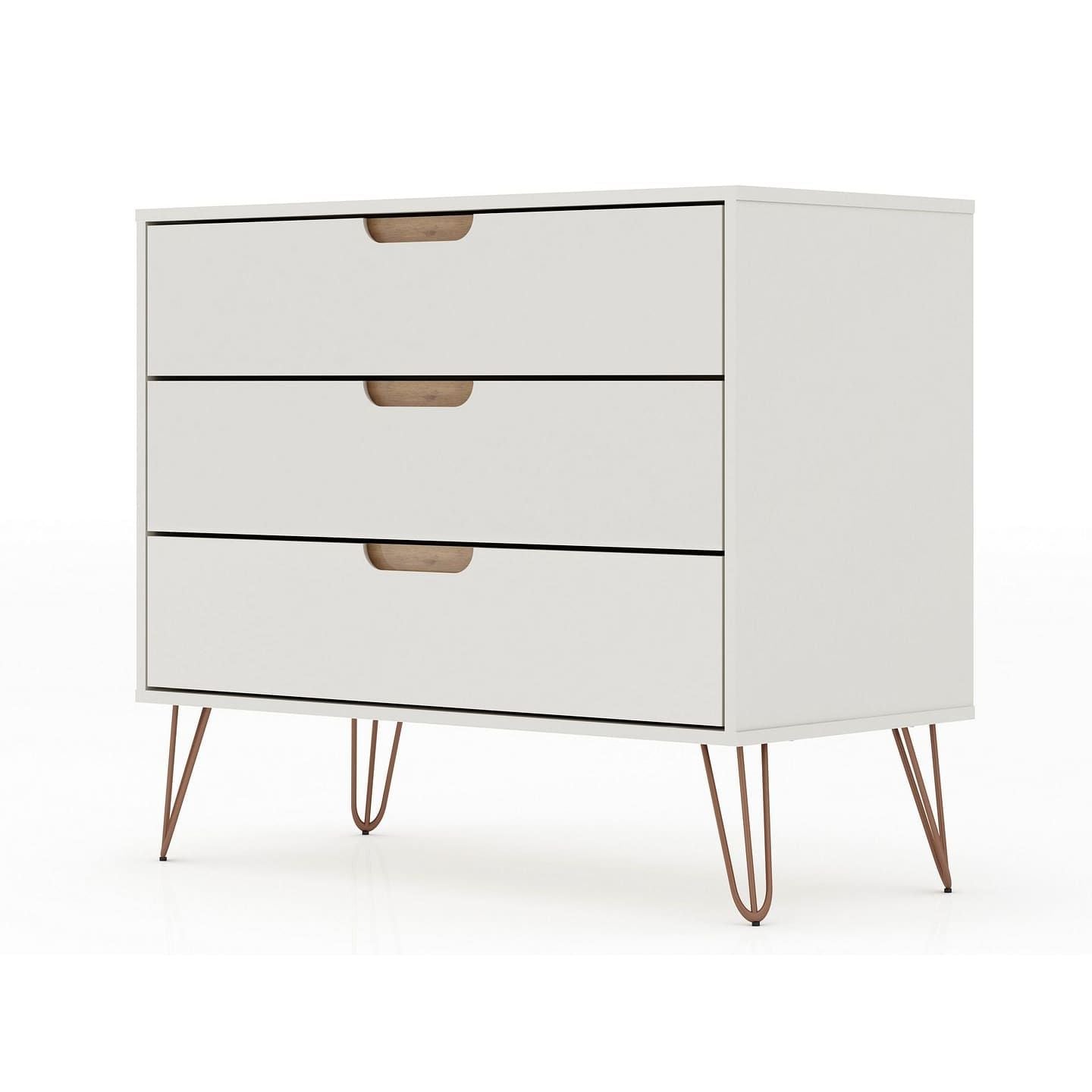 3-Drawer Mid-Century Dresser, 60" Wide (view 10)