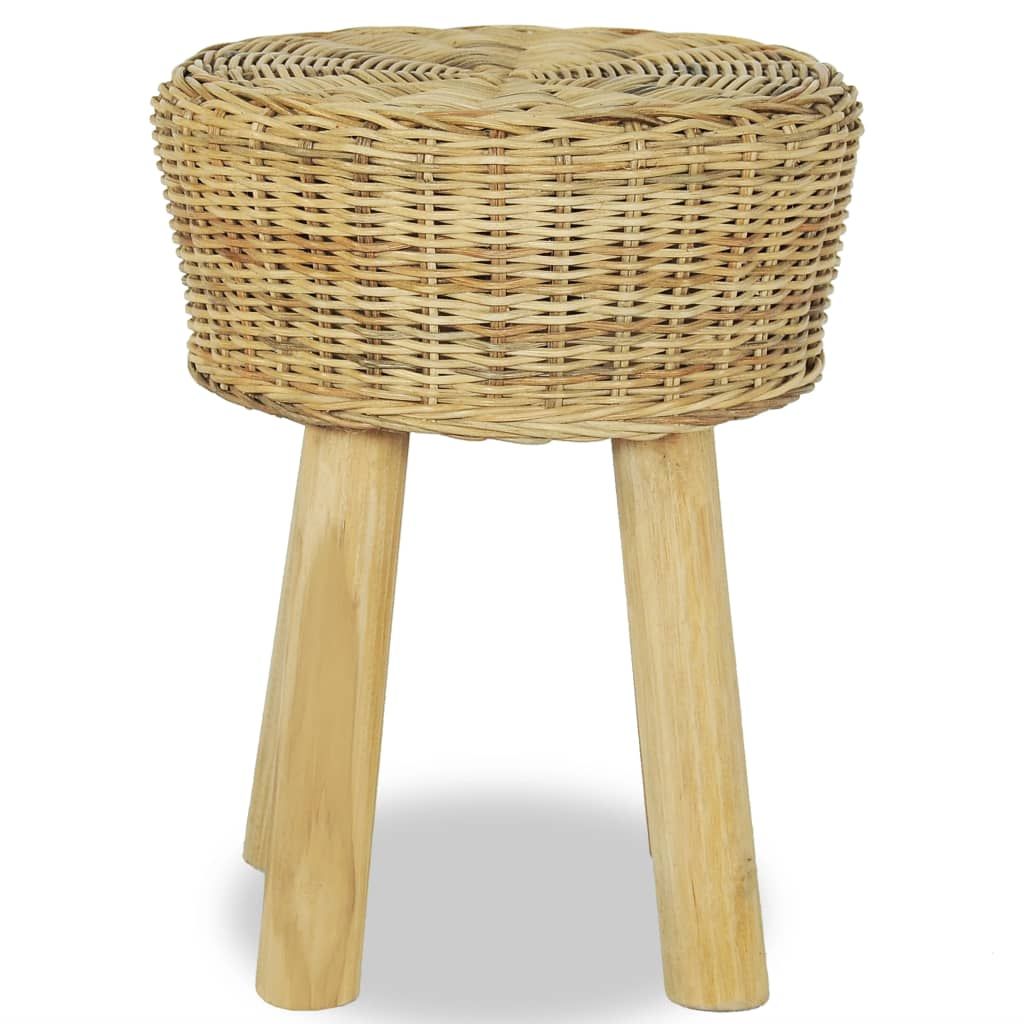 Bar Stool Natural Rattan (view 2)