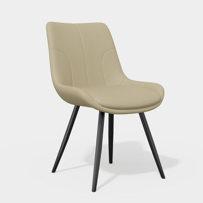 Leather Mid-Century Dining Chairs, Set of 2, 20" Wide (view 32)