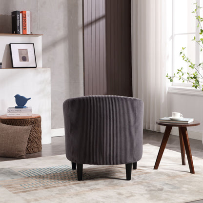 Upholstered 3-Seat Mid-Century Sofa, Black (view 56)