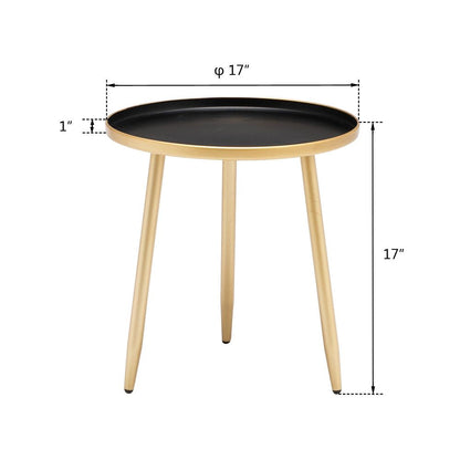 Metal Mid-Century Nightstand, Gray (view 5)