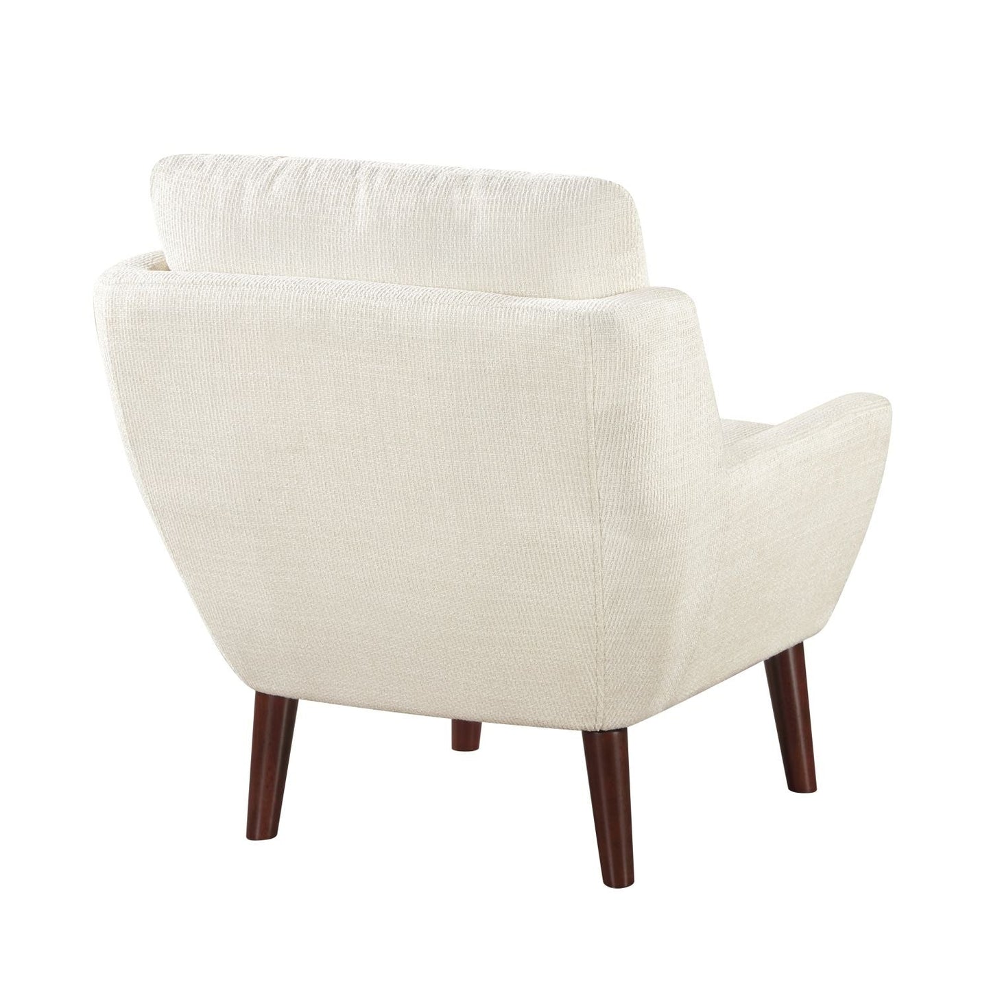 Chenille Mid-Century Accent Chair, Beige, 31" Tall (view 7)