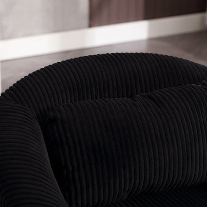 Upholstered 3-Seat Mid-Century Sofa, Beige (view 19)