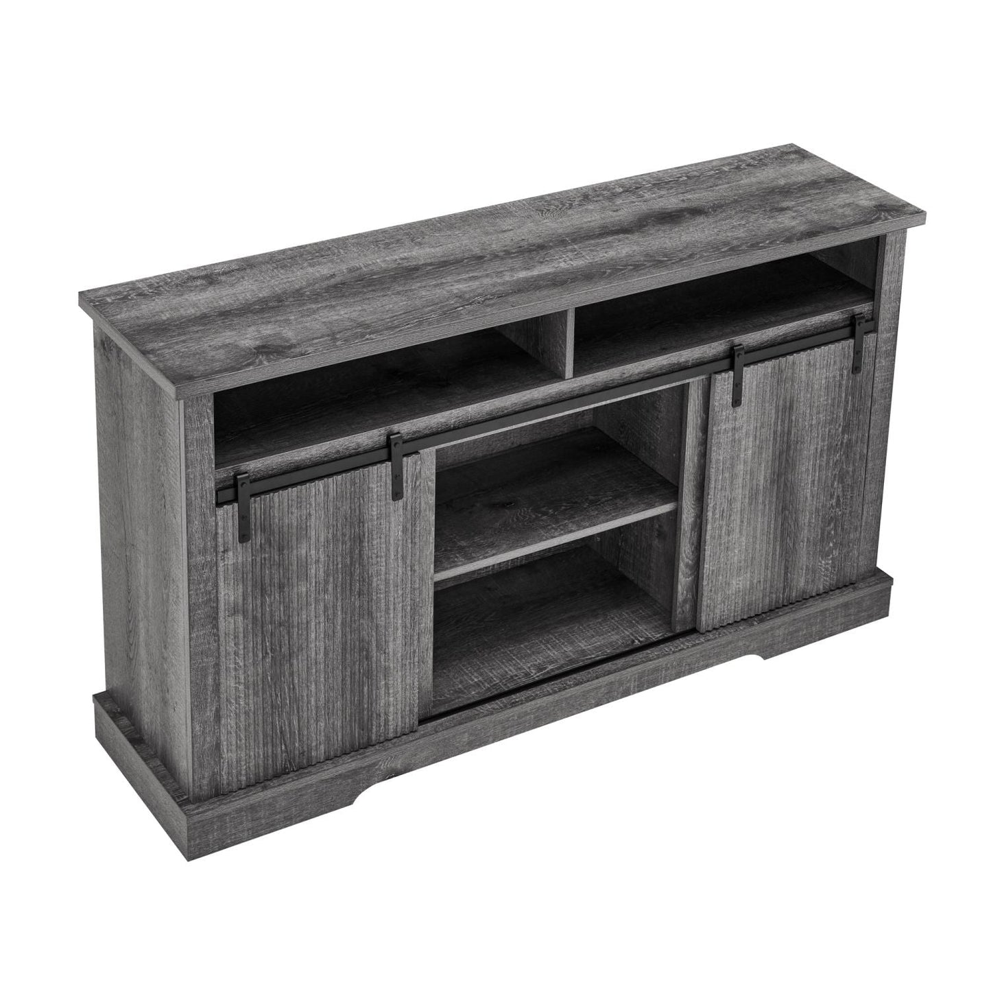 65" TV Mid-Century TV Stand, Gray, 57.9" Wide (view 11)