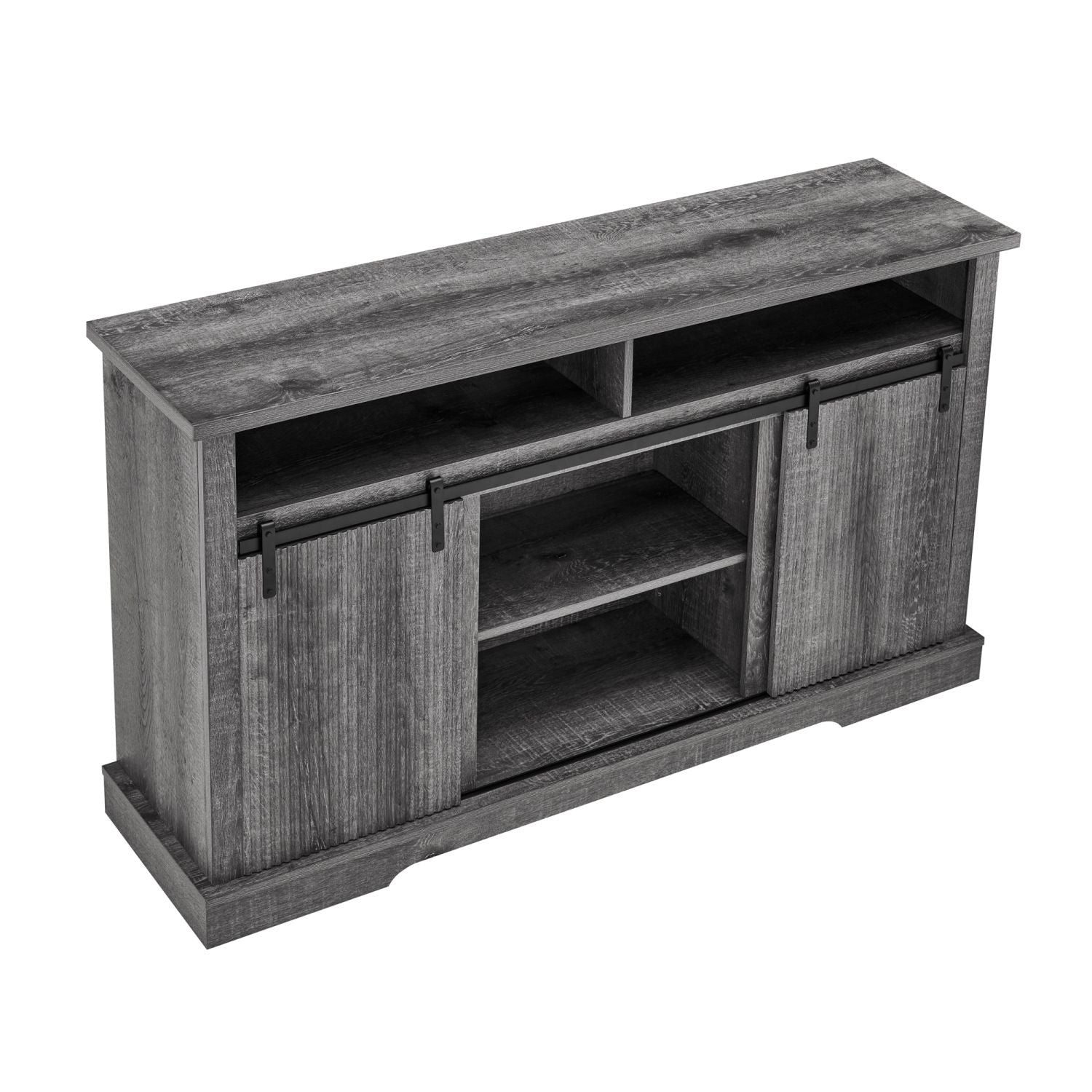 65" TV Mid-Century TV Stand, Gray, 57.9" Wide (view 11)