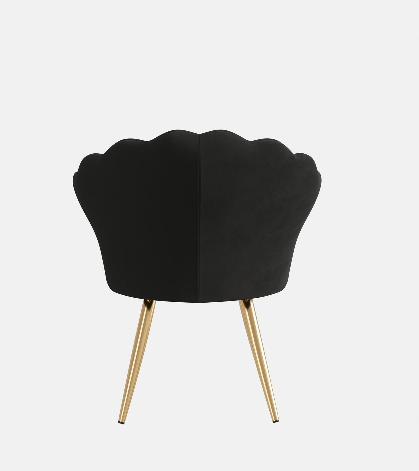 Velvet Mid-Century Accent Chair, Gold (view 9)