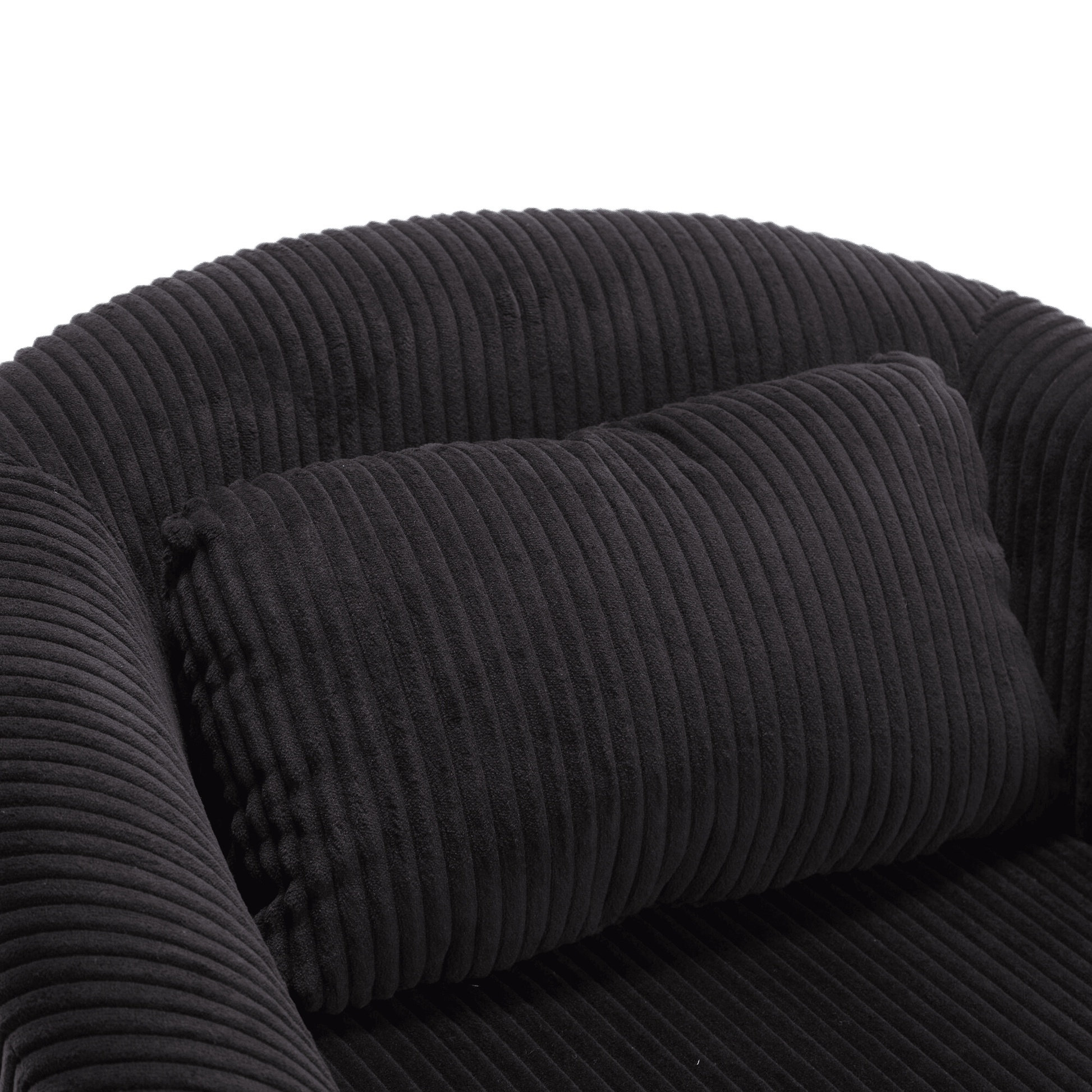 Upholstered 3-Seat Mid-Century Sofa, Beige (view 27)