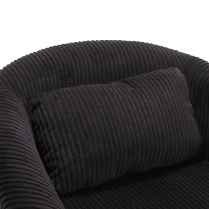 Upholstered 3-Seat Mid-Century Sofa, Beige (view 27)
