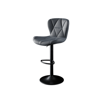 Faux Leather Swivel Bar Stools, Set of 2, Adjustable Height (view 84)