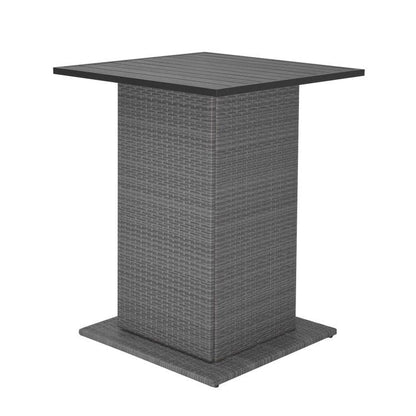 Rattan Mid-Century Bar Set, White (view 15)