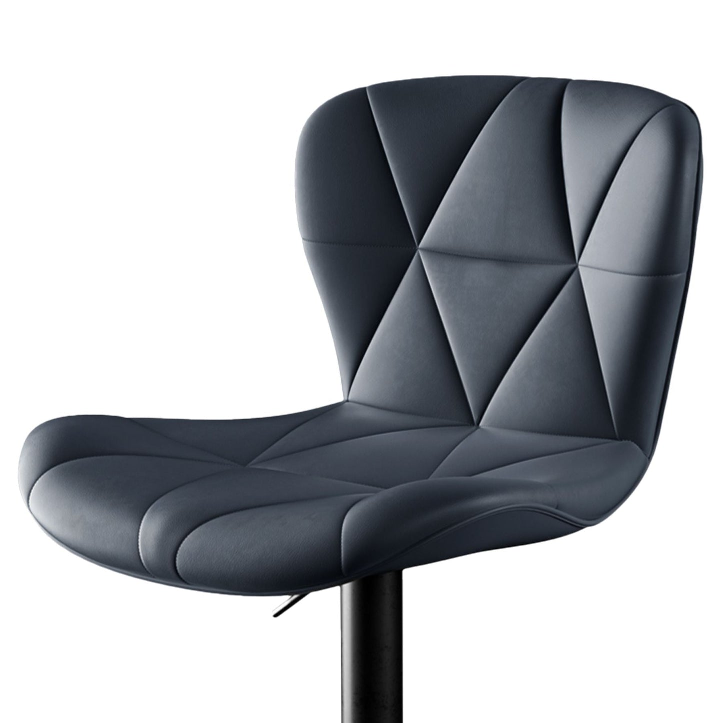 Faux Leather Swivel Bar Stools, Set of 2, Adjustable Height (view 85)