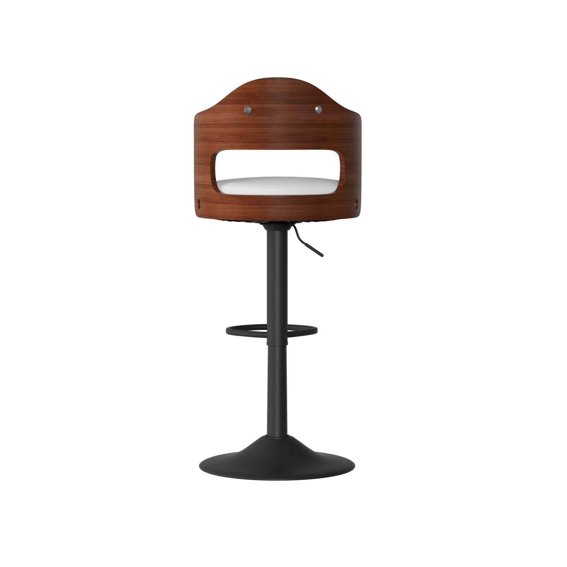 Faux Leather Swivel Bar Stools, Set of 2, 18" Wide (view 82)