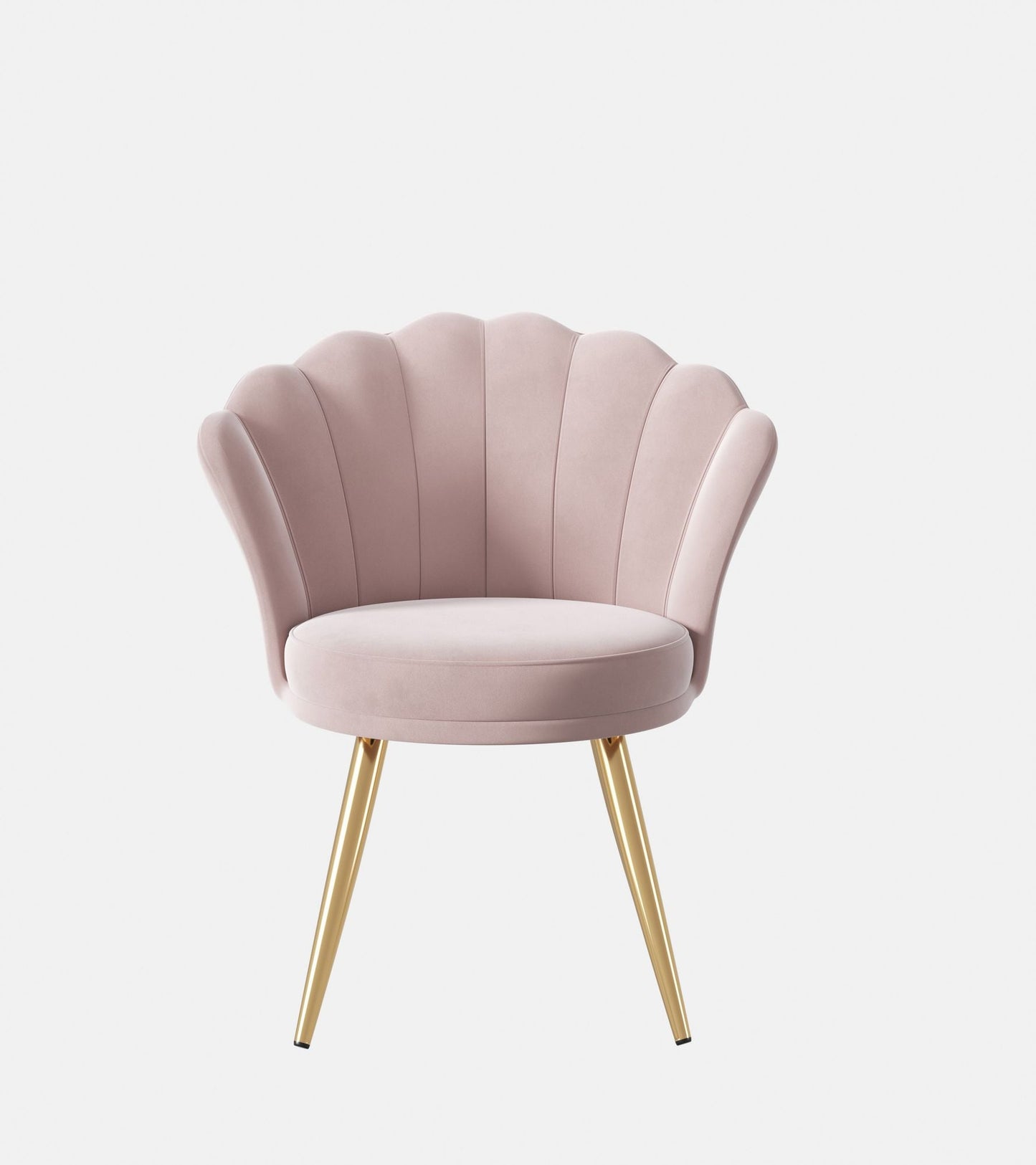 Velvet Mid-Century Accent Chair, Gold (view 28)