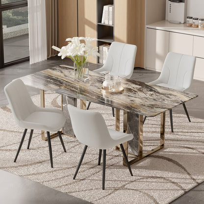 Leather Mid-Century Dining Chairs, Set of 2, 20" Wide (view 41)