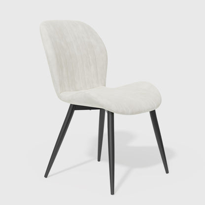 Velvet Mid-Century Dining Chairs, Set of 2, 20" Wide (view 18)