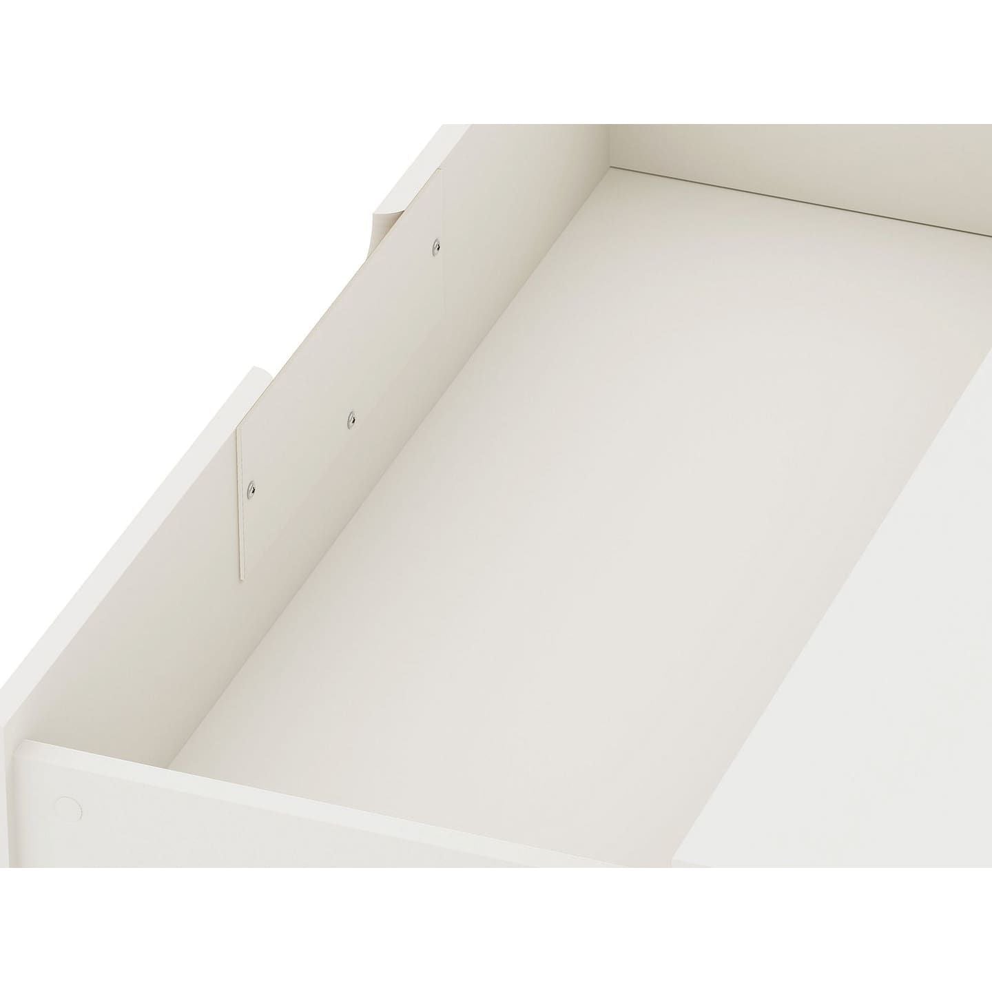 3-Drawer Mid-Century Dresser, White, 34" Tall (view 7)